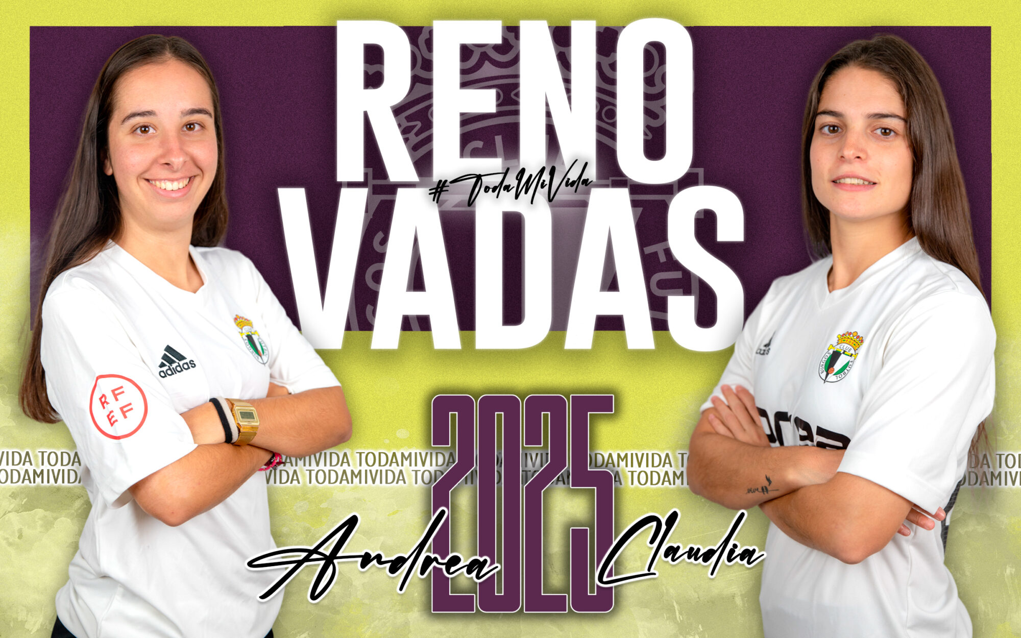 Claudia Ortega y Andrea González dan el sí al Burgos CF Femenino  